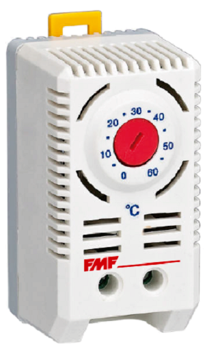 Termostato a Riel DIN 0 a +60°C Calefaccion NC
