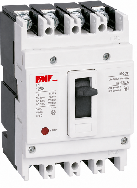 TM Caja Moldeada Tetrapolar Fijos 4P 400Amp Icu 65 Ics 65