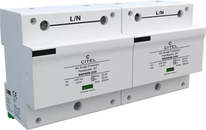 DPS monofásico 120/208V, Tipo 1, Iimp 50kA, protección MC, señalización remota, configuración 2+0