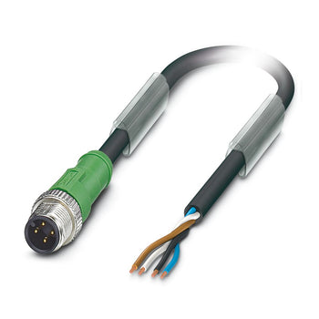 Cable para sensores/actuadores SAC-4P-M12MS/10,0-186
