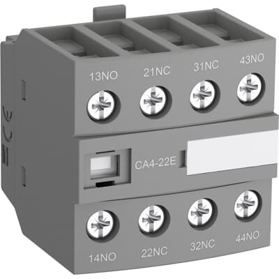 Contacto auxiliar frontal 2NA+2NC para AF09…AF96 CA4-22U