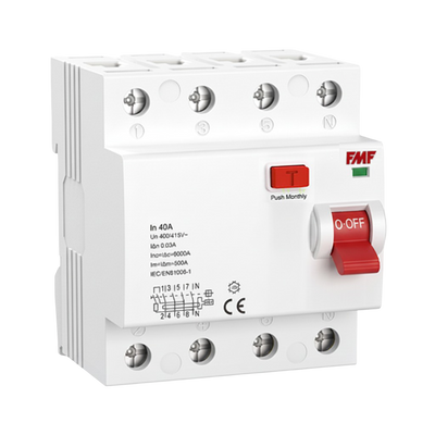 Interruptor Dif. Tetrapolar 25A 30mA AC