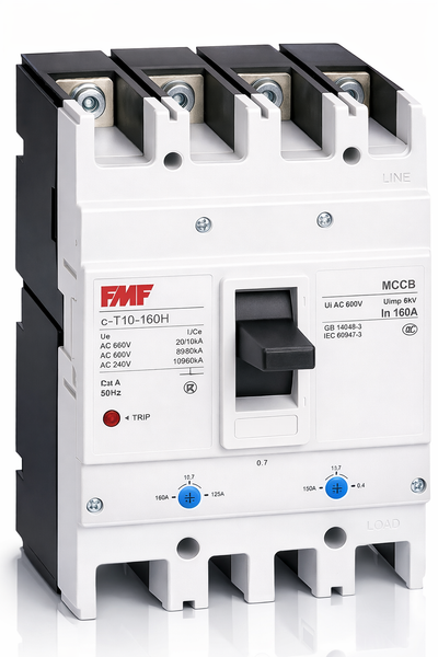 TM Caja Moldeada Tetrapolar Regulables 4P 63 a 80Amp Icu 25 Ics 18