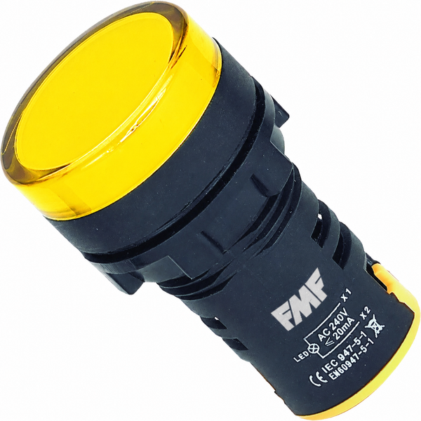 Piloto Común Led Amarillo 24V