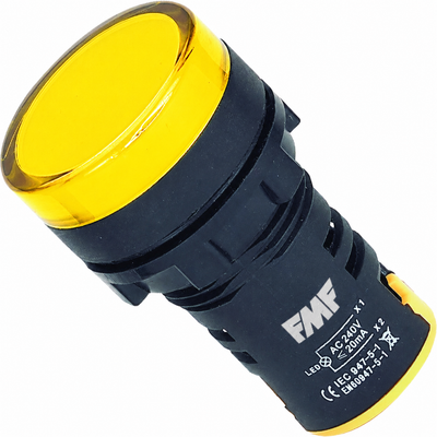 Piloto Común Led Amarillo 230V