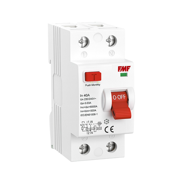Interruptor Dif. Bipolar 25A 30mA AC