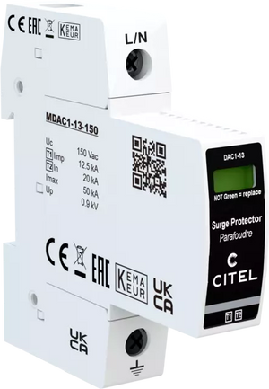 DPS unipolar Tipo 1 Iimp 12,5kA, Uc 150Vac