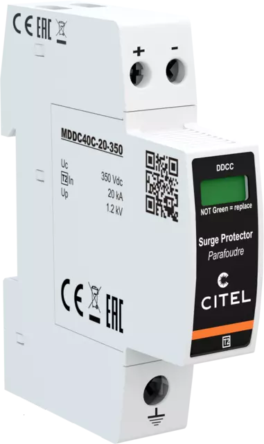 DPS compacto corriente continua, Uc 350Vdc, módulo enchufable, Imax 40kA