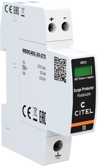 DPS compacto corriente continua, Uc 275Vdc, módulo enchufable, Imax 40kA