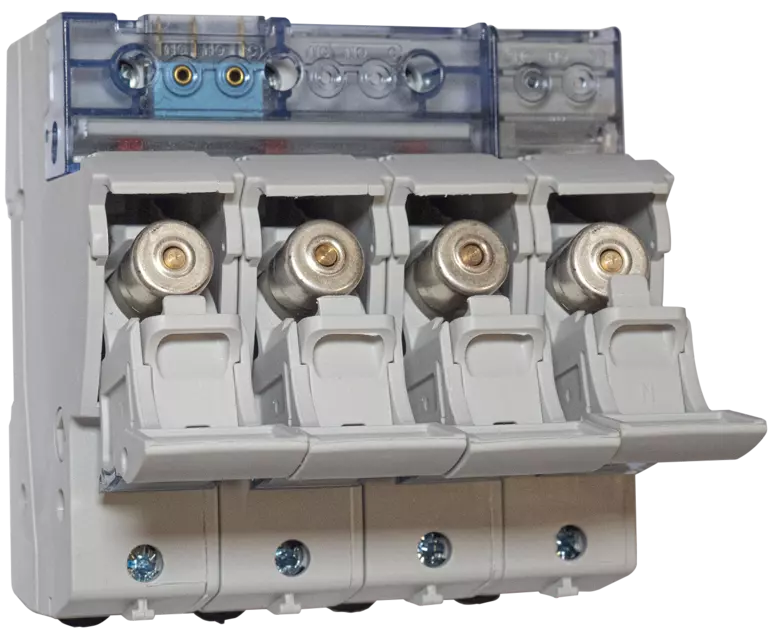 Porta-fusible 4 polos para SFD1-13, señalización remota + fusibles