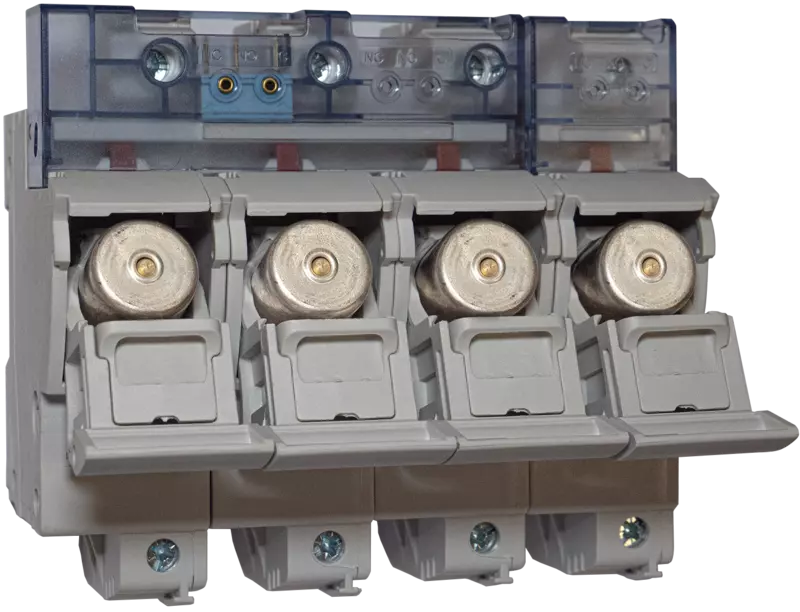 Porta-fusible 4 polos para SFD1-25, señalización remota + fusibles