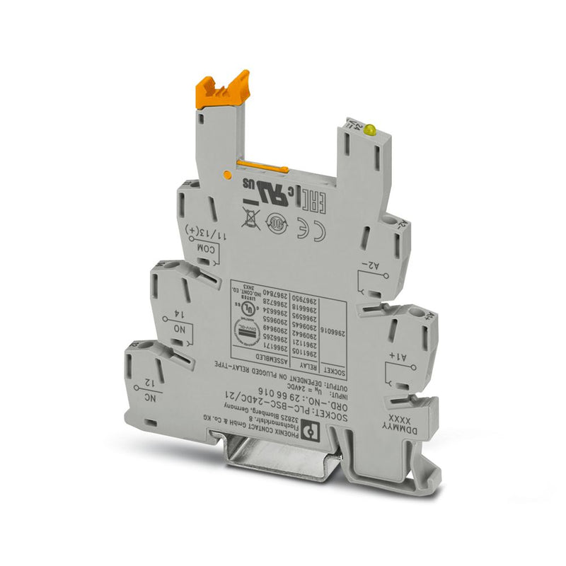 Zócalo de relé PLC-BSC- 24DC/21