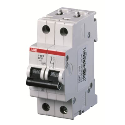 Int. Automatico S202P-C4, 2P 4A Curva C 25kA