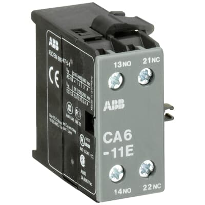 Contacto auxiliar lateral (1na+1nc) CA6-11E para B6-B7-BC6-BC7 (-40-00)