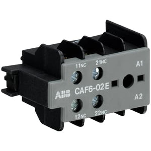 Contacto auxiliar frontal (2nc) CAF6-02E para B6-B7-BC6-BC7 (-40-00)