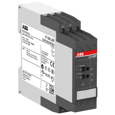 Relé temporizador star-delta CT-SDS.22P 2c/o (0.05 s - 10 min) 24-48 V DC 24-240 V AC