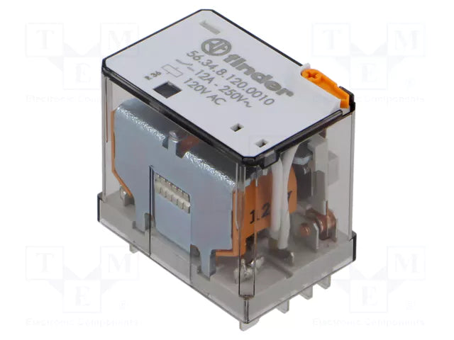 Rele Potencia Serie 56 4P. 12 A. Bob 120 Vac