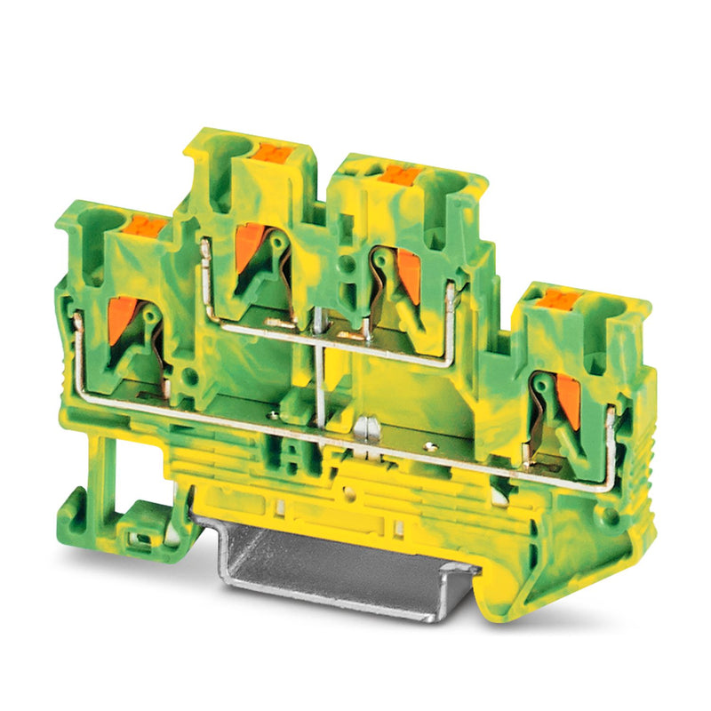Borne de doble piso conductor de protección PTTB 2,5-PE