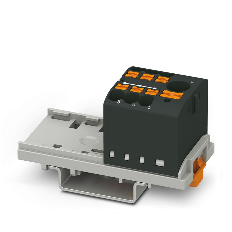 Bloque para distribución PTFIX 6/6X2,5-NS35 BK