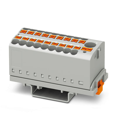 Bloque para distribucion PTFIX 6/18X2,5-NS35 GY