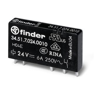Micro Ultra Delgado 5Mm. 6 Amp 1P Bob 12 Vdc