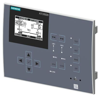 Sentron 3KC ATC 6500, Controlador de transferencia de carga, hasta 3 dispositivos de conmutación controlables (C)