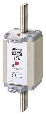 Cartucho de fusibles NH, NH2, Entrada: 160 A, gG, Un AC: 690 V, Un DC: 440 V, indicador combinado, o