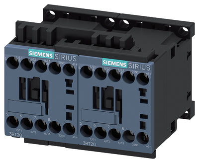 Combinación inversora 12A 5.5kW, 24VDC, enclavamiento mecánico-eléctrico