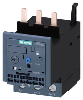Relé de sobrecarga 12,5 a 50 A electrónico para protección de motores tamaño S2, clase 10E