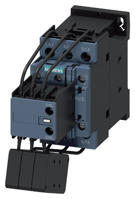 Contactor para condensador Tamaño S0, 25 kvar, 1NA/2NC, Voltaje de control 230V AC