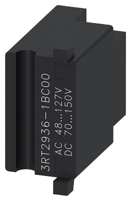 Varistores para contactor Tamaño S2 y S3, tensión 48-127V AC, 24-70V DC