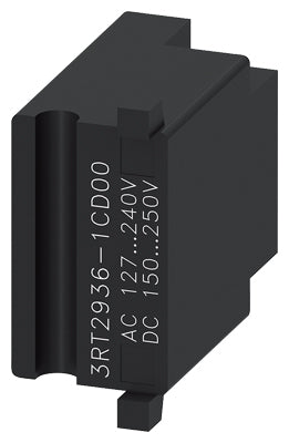 Elemento RC para contactor Tamaño S2, tensión 127-240V AC, 150-250V DC