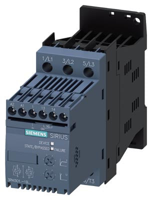 Partidor Suave 7,5kW / 17,6 A, tamaño S00, Tensión nominal Ue=200…480V AC, Tensión de Control Us=110…230V AC