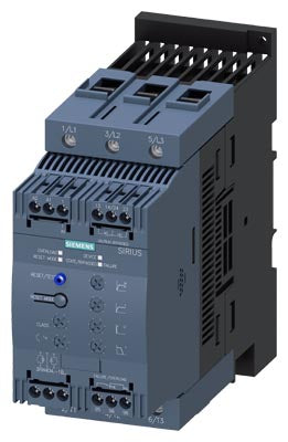 Partidor Suave 55kW / 106 A, tamaño S3, Tensión nominal Ue=200 a 480V AC, Tensión de Control Us=24V AC/DC 3RW4047-1BB04
