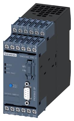 Unidad Base SIMOCODE pro V , PROFIBUS DP 12 Mbps, RS 485, 4 Entradas/3 Salidas, Voltaje de Control 24V DC