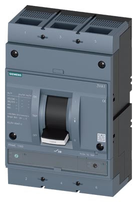 Interruptor automático, 3 Polos, Clase M Icu=55kA, ATAM, In=1000 A, Ir=700A a 1000A , Ii=5 a 10 x In