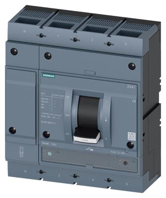 Interruptor automático, 4 Polos, Clase M Icu=55kA, ATAM, In=1000 A, Ir=700A…1000A , Ii=5...10 x In