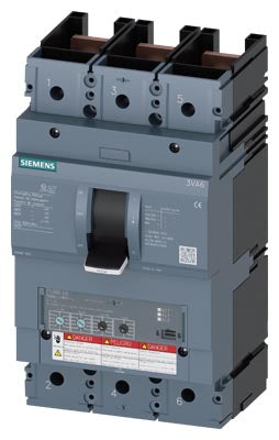 Interruptor Automático 3VA6, 3 Polos, Clase H Icu=65kA, ETU350 LSI, In=600A, Ir=240A…600A