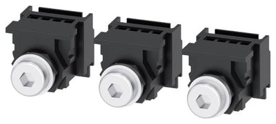 Kit de terminales 3 unidades, conexión plana con tornillos, accesorio para 3VA51