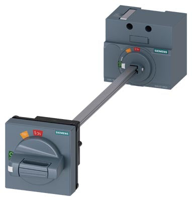 Mando giratorio para montaje en puerta estándar IEC IP65 con enclavamiento de puerta accesorios para: 3VA51
