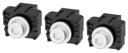 Terminales de conexión plana con tornillos, 3 unidades, compatible con 3VA2 100/160/250