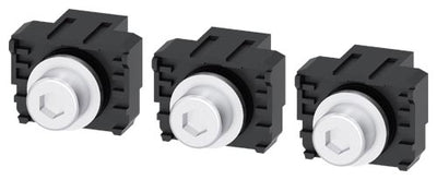Terminales de conexión plana con tornillos, 3 unidades, compatible con 3VA2 100/160/250