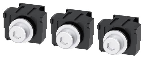 Terminales de conexión plana con tornillos, 3 unidades, compatible con 3VA1 250
