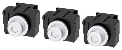 Terminales de conexión plana con tornillos, 3 unidades, compatible con 3VA1 250
