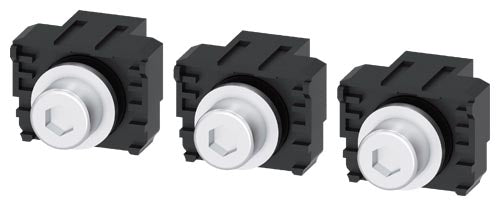 Kit de terminales 3 unidades, conexión plana con tornillos, accesorio para 3VA61 - 3VA62
