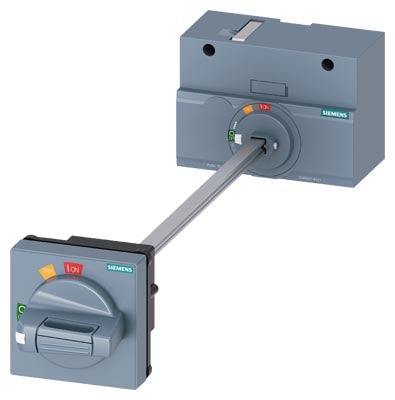Accionamiento giratorio para puerta estándar, grado de protección IP65, con enclavamiento de puerta, compatible con 3VA1 250