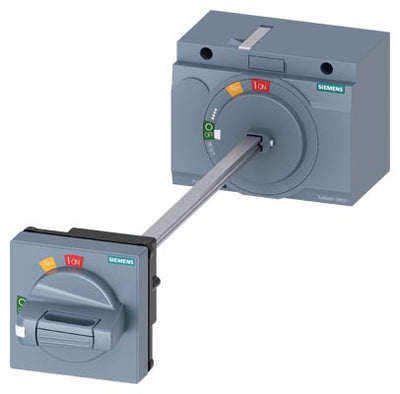 Accionamiento giratorio para puerta estándar, grado de protección IP65, con enclavamiento de puerta, compatible con 3VA2 100/160/250