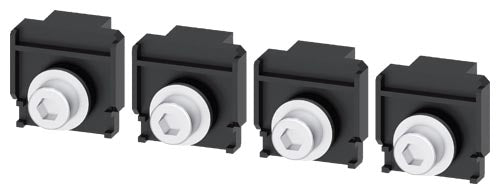 Terminales de conexión plana con tornillos, 4 unidades, compatible con 3VA1 400/630, 3VA2 400/630