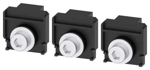 Kit de terminales 3 unidades, conexión plana con tornillos, accesorio para 3VA53 - 3VA54
