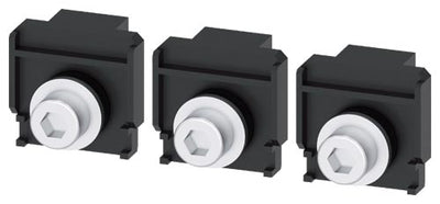 Kit de terminales 3 unidades, conexión plana con tornillos, accesorio para 3VA53 - 3VA54